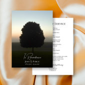 Natürlicher Baum bei Sonnenaufgang Programm