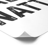 Natürlicher Bodybuilding Lustiger Body Builder All Poster (Ecke)