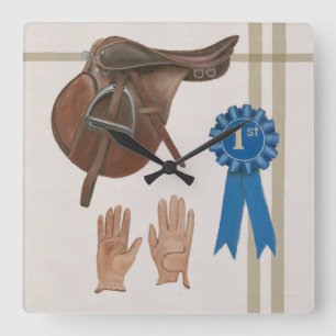 Natürlicher Charm VI Quadratische Wanduhr