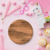 Natürlicher Eukalyptus-hölzerner Korn-Blick Pappteller (Party)