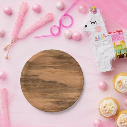 Natürlicher Eukalyptus-hölzerner Korn-Blick Pappteller (Party)