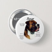 Natürlicher farbiger Boxer trifft die Rasse Button (Vorne & Hinten)