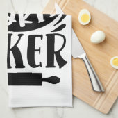 Natürlicher Geborener Baker Geschirrtuch (Viertel Falte)