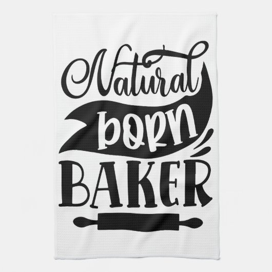 Natürlicher Geborener Baker Geschirrtuch (Vertikal)