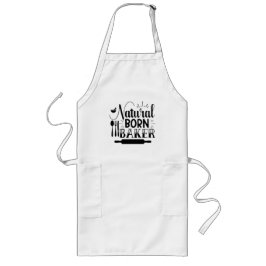 Natürlicher Geborener Baker Lange Schürze