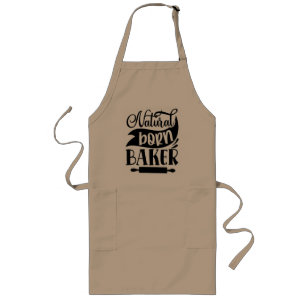 Natürlicher Geborener Baker Lange Schürze