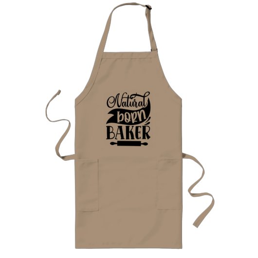 Natürlicher Geborener Baker Lange Schürze (Vorne)