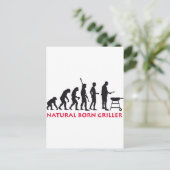 Natürlicher Geborener Griller 2c Postkarte (Stehend Vorderseite)