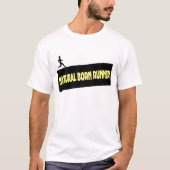 Natürlicher Geborener Läufer - doppelt trockenes L T-Shirt (Vorderseite)