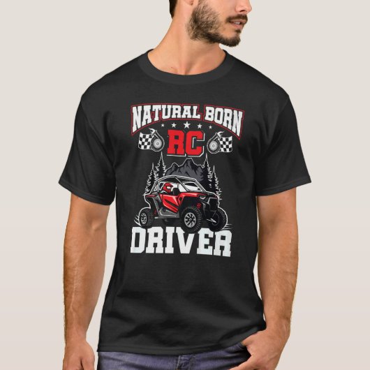 Natürlicher Geborener RC-Treiber Racer Remote Cont T-Shirt (Vorderseite)