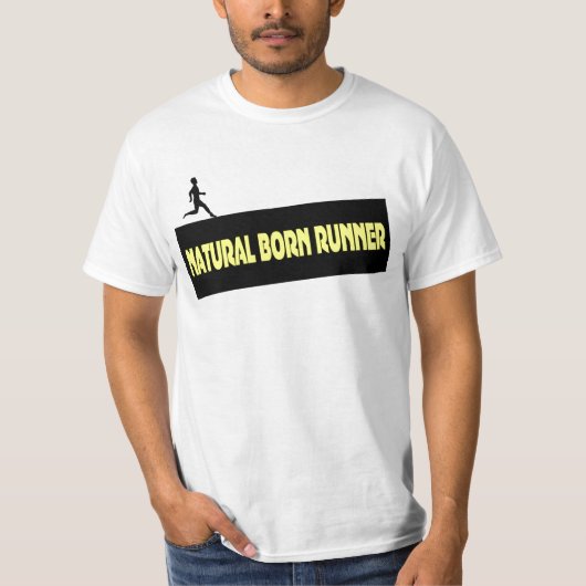 Natürlicher Geborener Runner - Männer, die T-Shirt (Vorderseite)