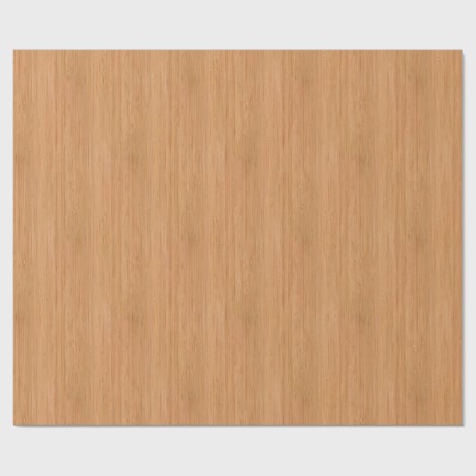 Natürlicher hölzerner Korn-Bambusblick Geschenkpapier (Flach)