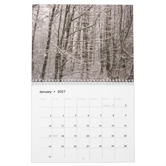 Natürlicher Kalender des Wunder-2010 (Jan 2027)