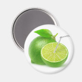 Natürlicher Limoner Saft Magnet (Vorderseite/Rückseite)