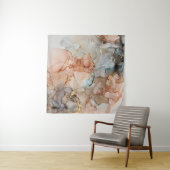 Natürlicher Luxus abstrakte Flüssigkunstmalerei in Wandteppich (Beispiel (Horizontal))