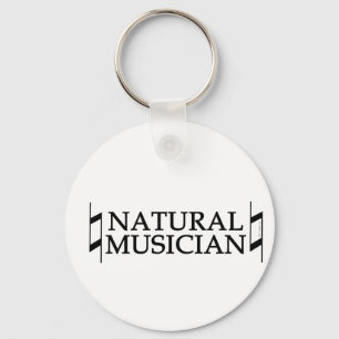Natürlicher Musiker Schlüsselanhänger