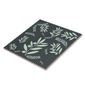 Natürlicher Olivenzweig Fliese (Seite)