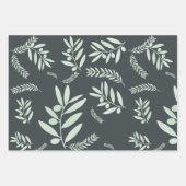 Natürlicher Olivenzweig Geschenkpapier Set (Vorderseite)