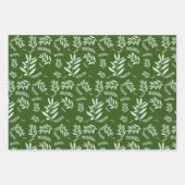 Natürlicher Olivenzweig Geschenkpapier Set (Vorderseite 2)