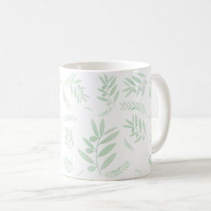 Natürlicher Olivenzweig Kaffeetasse