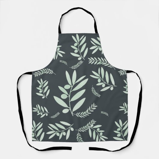 Natürlicher Olivenzweig Schürze (Vorderseite)