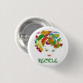 Natürlicher Schönheit ~ Knopf recyceln Button (Vorne & Hinten)