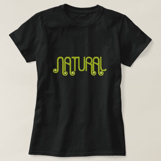 Natürlicher T - Shirt (Design vorne)