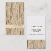 Natürlicher Visitenkarte (Vorne/Hinten)