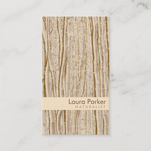 Natürlicher Visitenkarte (Vorderseite)