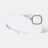 Natürlicher weißer Marmor iPhone Hülle (Rückseite (Horizontal))