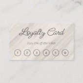 Natürlicher Wellness-Center Treuekarte (Rückseite)