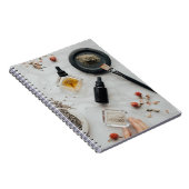 Natürlicher Wellness-holistisches Öl-Notizbuch Notizblock (Rechte Seite)