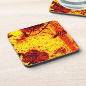 Natürliches Amber Getränkeuntersetzer (Linke Seite)