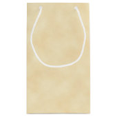 Natürliches antikes Pergament Kleine Geschenktüte (Rückseite)