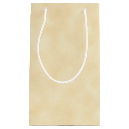 Natürliches antikes Pergament Kleine Geschenktüte (Vorderseite)