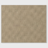 Natürliches Beige Jute Geschenkpapier (Flach)