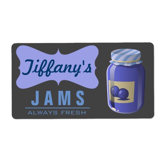 Natürliches Bio | Blaubeermarmelade | Handgefertig (Vorne)