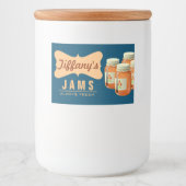 Natürliches Bio | Orange Marmalade | Handgefertigt Lebensmitteletikett (Vorderseite)