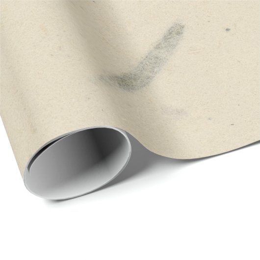 Natürliches Blumengras Grünes Elfenbein Beige Crea Geschenkpapier (Rolleneckpunkt)