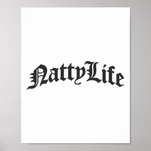 Natürliches Bodybuilding All Natty Life Gym Poster