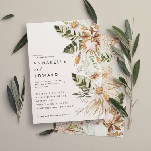 Natürliches bohemianisches, modernes, elegantes Bl