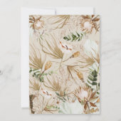 Natürliches bohemianisches, modernes, elegantes Bl (Rückseite)