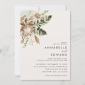 Natürliches bohemianisches, modernes, elegantes Bl (Vorderseite)