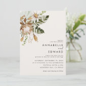 Natürliches bohemianisches, modernes, elegantes Bl (Stehend Vorderseite)