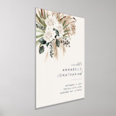 Natürliches bohemianisches, modernes, elegantes Bl Foliendrucke (Ablage )