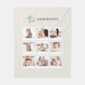 Natürliches botanisches Foto Fleecedecke (Vorderseite)