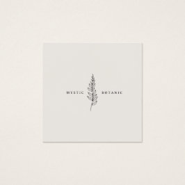 Natürliches botanisches Leaf Moderne Visitenkarte