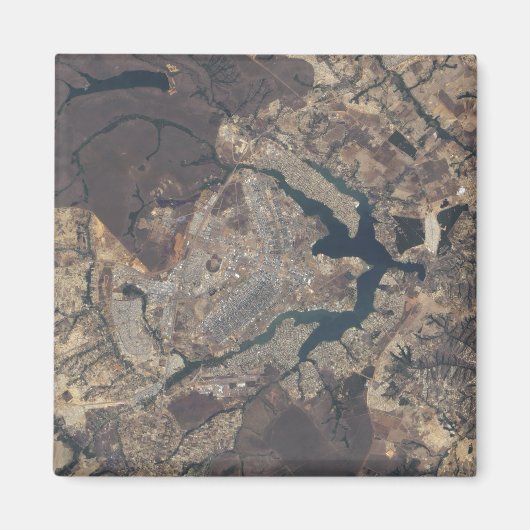 Natürliches Farbbild von BrasÃ, Â ½lia, Brasilien Magnet (Vorne)
