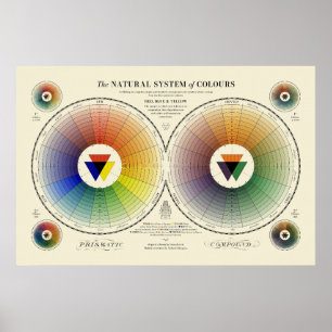 Natürliches Farbensystem - Licht Poster