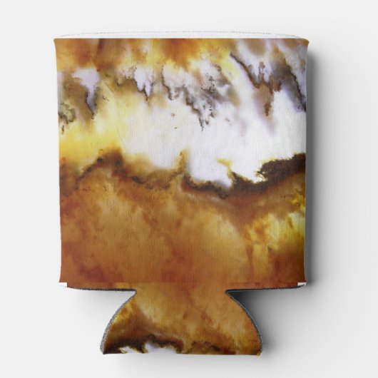 Natürliches Gemstone Moss Agate Dekoratives Foto Dosenkühler (Rückseite)